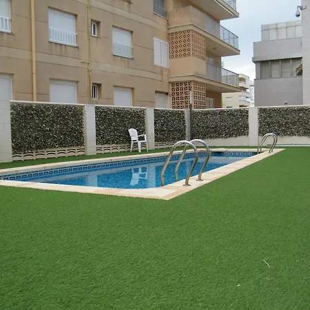 Apartment En Playa De Gandia: 1 Dormitorio, Frente Al Mar, A/a, Piscina, Parking, Exclusivo Familias - Es-314-9